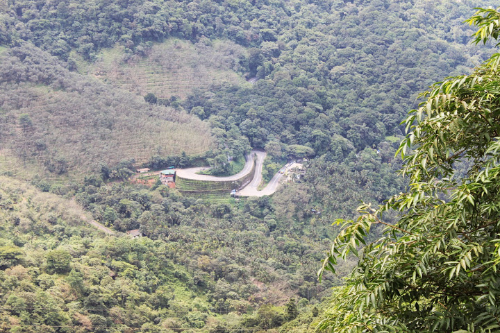 One of the 9 hair pin curves..