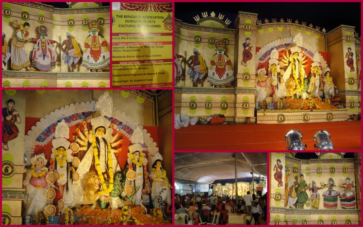 A glimpse of Durga Pooja in Bangalore