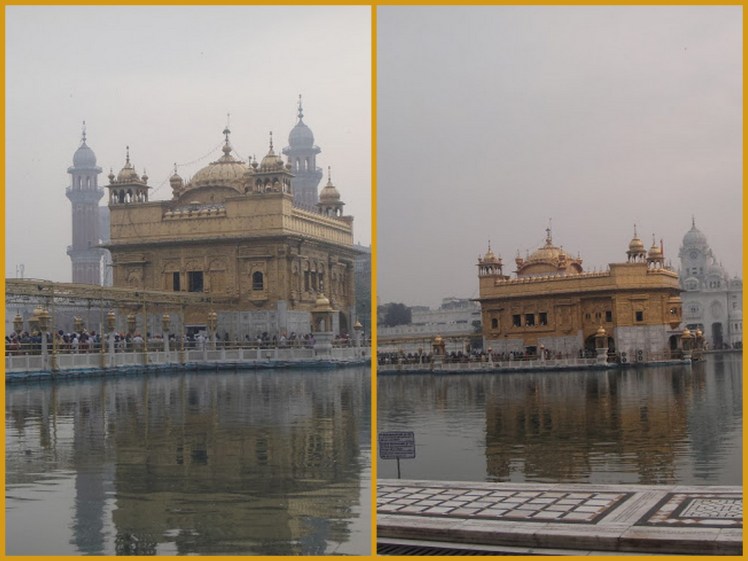 Harminder Sahib, popularly known as The Golden Temple.