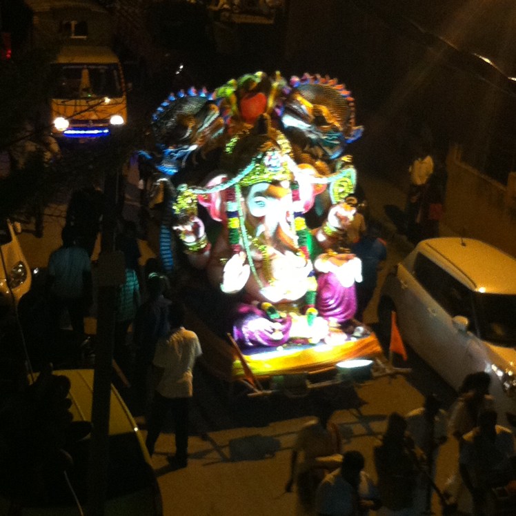 Ganesha on the way to Visarjan(immersion)..