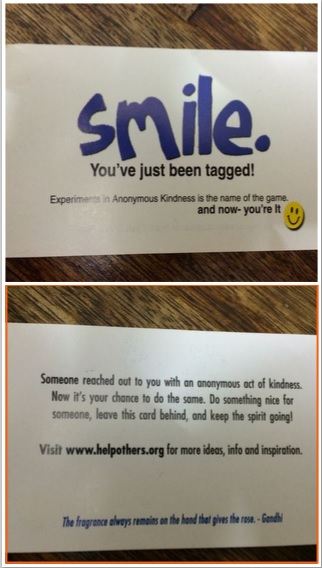 Random Act of Kindness Card - MS got it and can pass it on