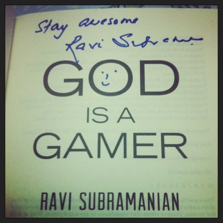 Stay awesome, Ravi Subramanian