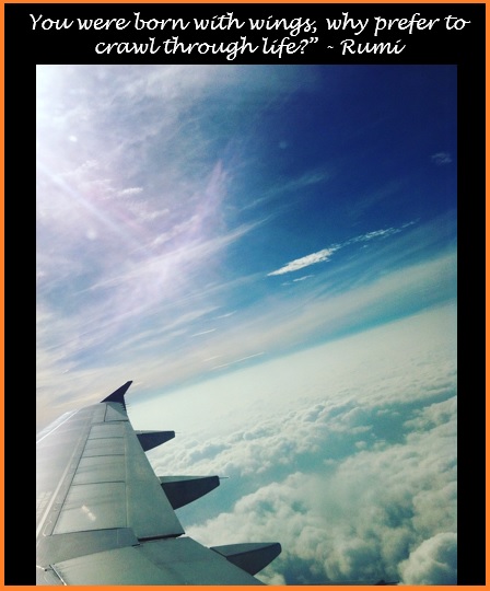 Quote by Rumi. Picture by PT