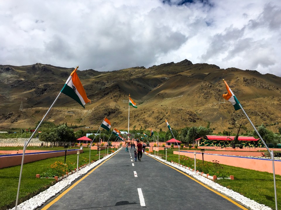 The road that leads to the memorial