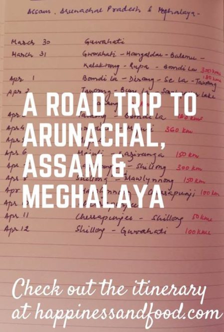 Arunachal, Assam, Meghalaya