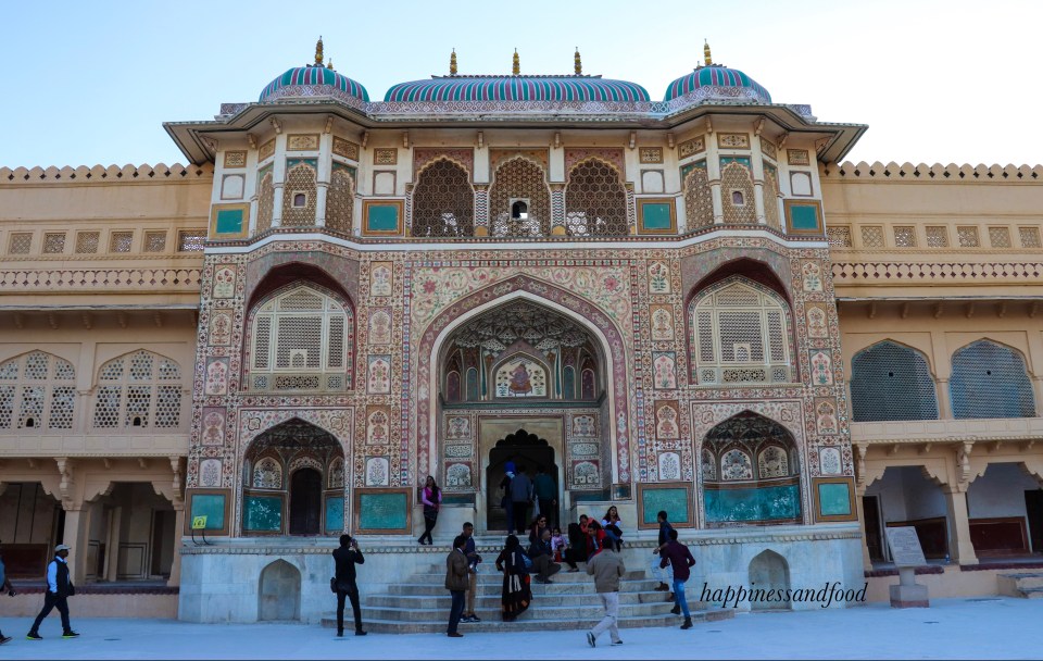 The sandstone walls that tell many tales.