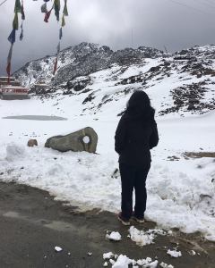 Snow enroute Tawang