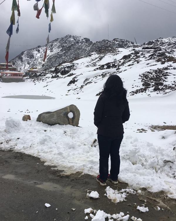 Snow enroute Tawang