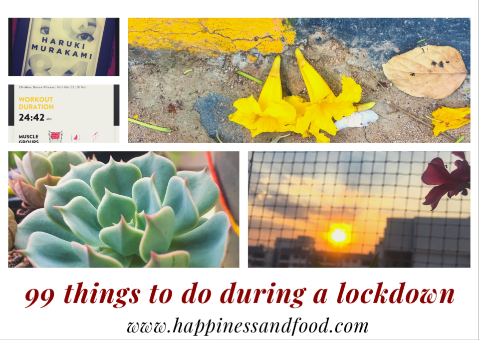99 things to do in a lockdown